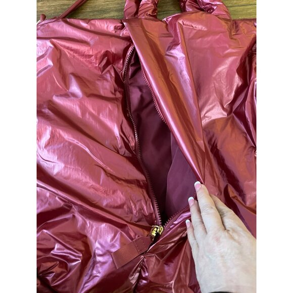 Anthropologie 2 Foot Large Carry It All Travel Tote Nylon Scrunch Bag NEW - Picture 4 of 7